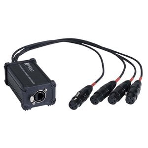 Hilec  BOXRJ4XF3 breakout box van rj45 naar XLR female voor DMX of audio