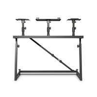 Gravity FDJT 01 dj- & studiomeubel met speaker & laptop trays FDJT 01 dj- & studiomeubel met speaker & laptop trays