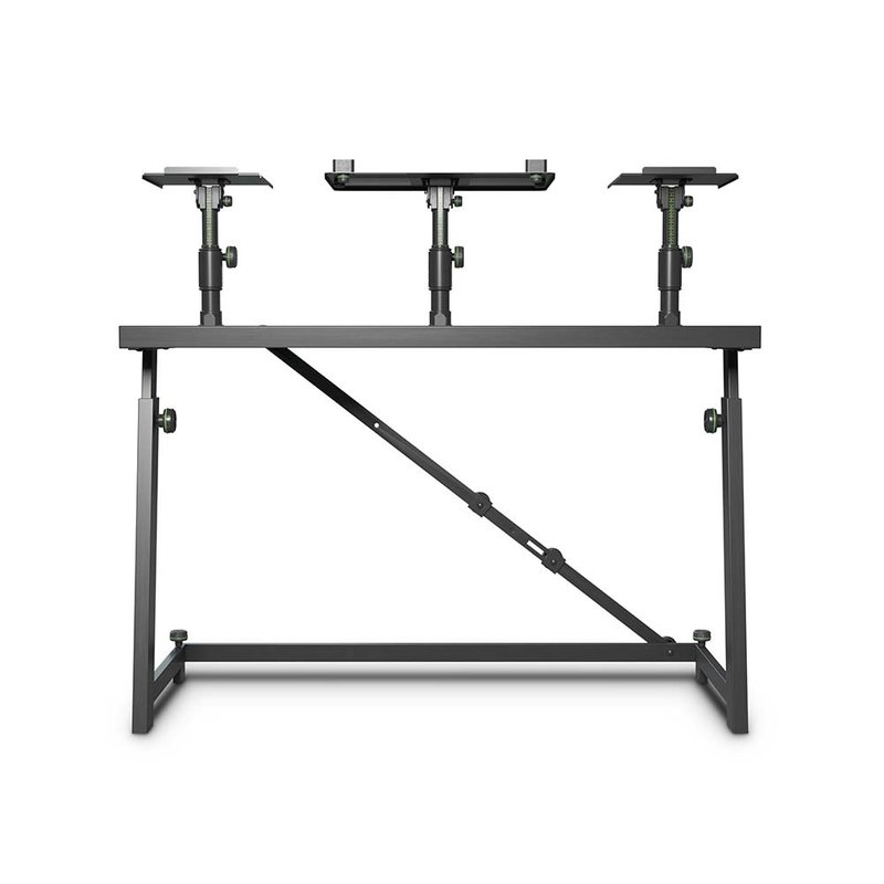 Gravity FDJT 01 dj- & studiomeubel met speaker & laptop trays FDJT 01 dj- & studiomeubel met speaker & laptop trays