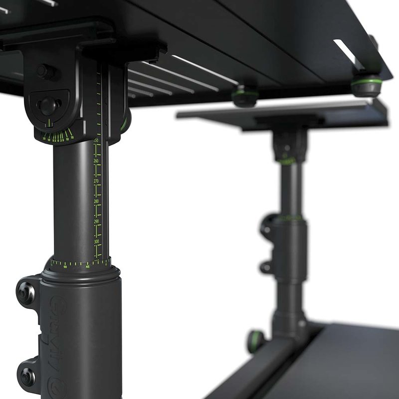 Gravity FDJT 01 dj- & studiomeubel met speaker & laptop trays FDJT 01 dj- & studiomeubel met speaker & laptop trays