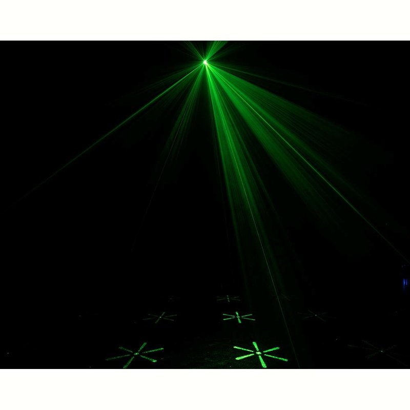 Phebus 2 RGBWA LED lichteffect met laser, derby & wash