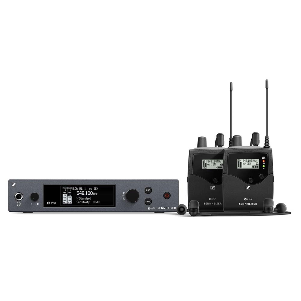 Sennheiser EW IEM G4 TWIN-A draadloze in-earset (A band) afbeelding