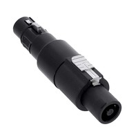 4 Star A XF3 SF4 XLR female naar 4-polig female speaker verloopplug