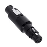 4 Star A XF3 SF4 XLR female naar 4-polig female speaker verloopplug