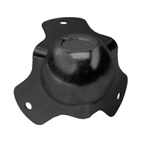 Adam Hall 4122 BLK Bolhoek medium stapelbaar zwart 4122 BLK Bolhoek medium stapelbaar zwart