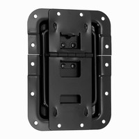 Adam Hall 270836 BLK groot inbouw stopscharnier met verzet zwart 270836 BLK groot inbouw stopscharnier met verzet zwart