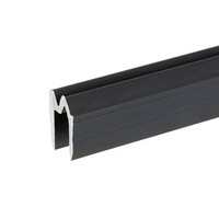 Adam Hall 6103 BLK Aluminium omkeer sluitprofiel 9,5mm zwart 6103 BLK Aluminium omkeer sluitprofiel 9,5mm zwart