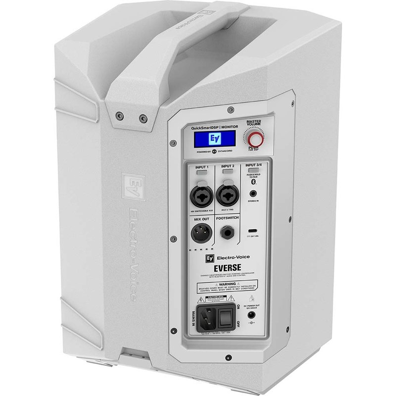 Everse 8 mobiele speaker op accu wit