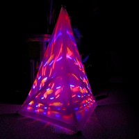 LSS12W speakerstatief hoes wit 120cm