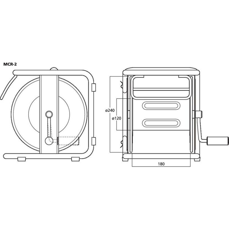 MCR-2 Lege kabelhaspel