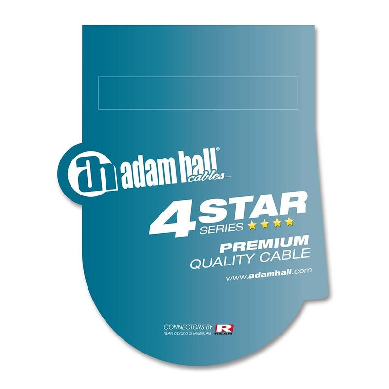 Adam Hall 4 Star TPC 0090 Rean verloopkabel 2x jack mono naar 2x RCA 90cm 4 Star TPC 0090 Rean verloopkabel 2x jack mono naar 2x RCA 90cm