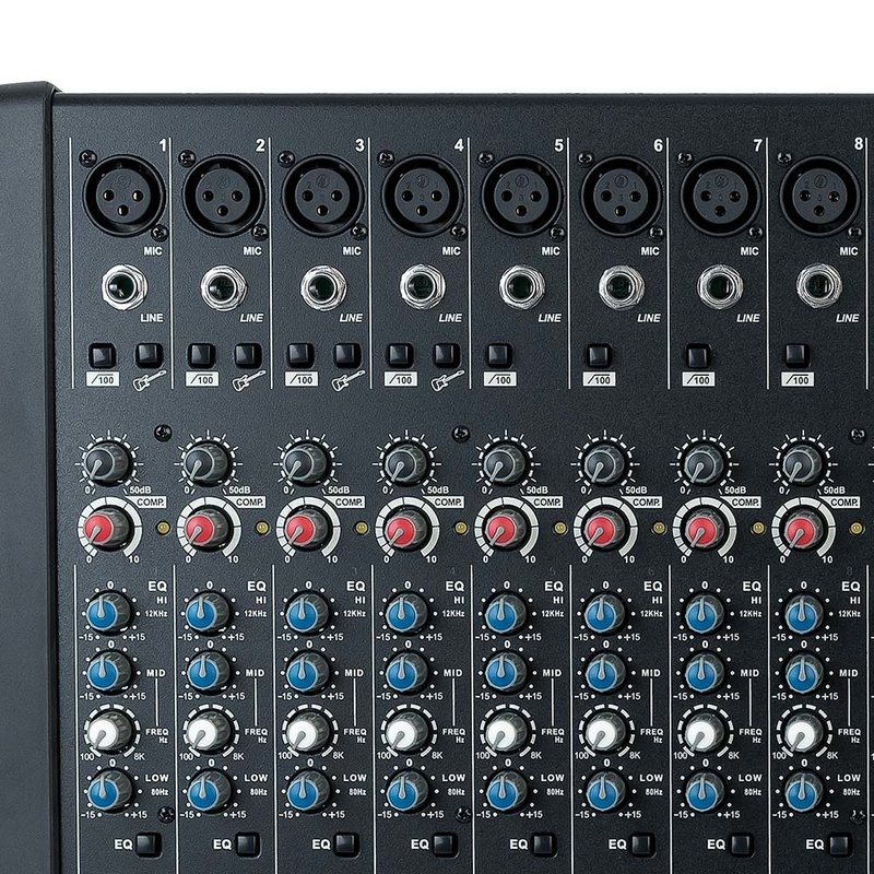 DAP GIG-244CFX 24-kanaals PA-mixer met effecten GIG-244CFX 24-kanaals PA-mixer met effecten
