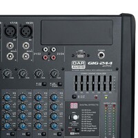 DAP GIG-244CFX 24-kanaals PA-mixer met effecten GIG-244CFX 24-kanaals PA-mixer met effecten