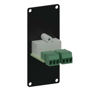 Caymon CASY132/B 2x RCA naar terminal plaatje 1 space CASY132/B 2x RCA naar terminal plaatje 1 space