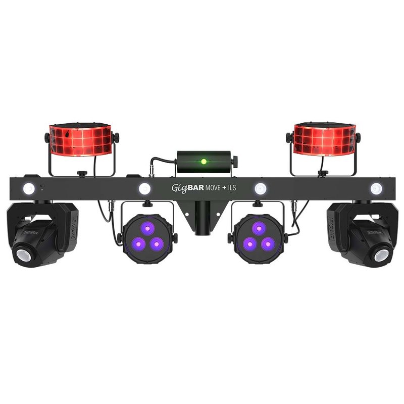 GigBAR Move + ILS lichtset met 11 effecten op statief & bar