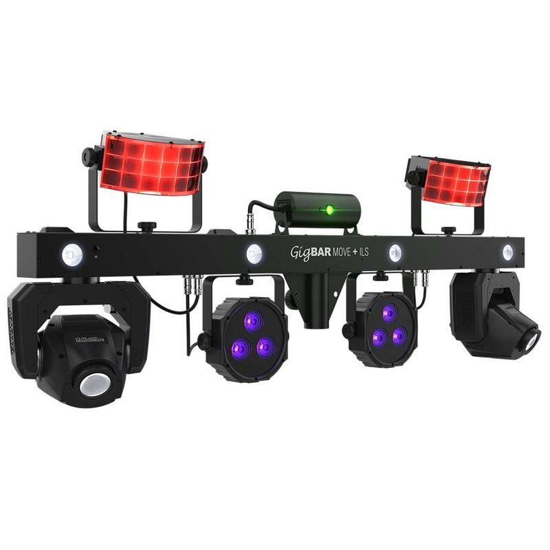 GigBAR Move + ILS lichtset met 11 effecten op statief & bar