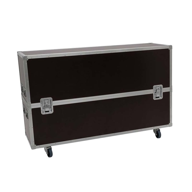 Flightcase 2x LCD ZL65 voor 2 LCD schermen tot 65"