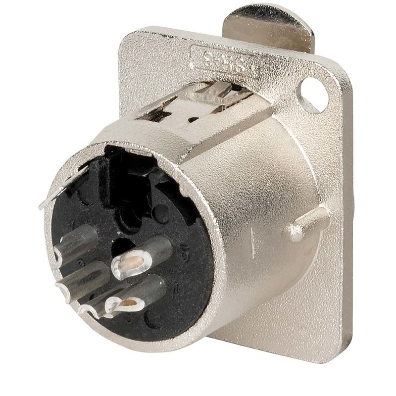 DAP XLR 5-polig female chassisdeel XLR 5-polig female chassisdeel