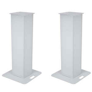 Eurolite 2x Stage Stand 150cm met covers en tas wit