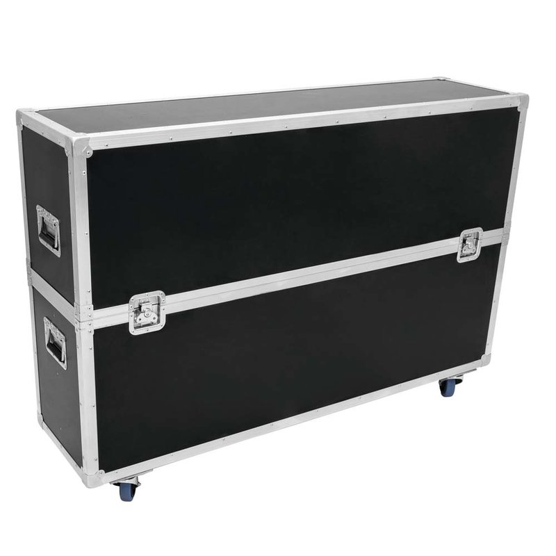 Flightcase 2x LCD ZL60 voor 2 LCD schermen tot 60"