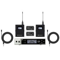 Sennheiser EW-DX MKE 2 SET S1-10 dubbele draadloze dasspeldmicrofoonset EW-DX MKE 2 SET S1-10 dubbele draadloze dasspeldmicrofoonset