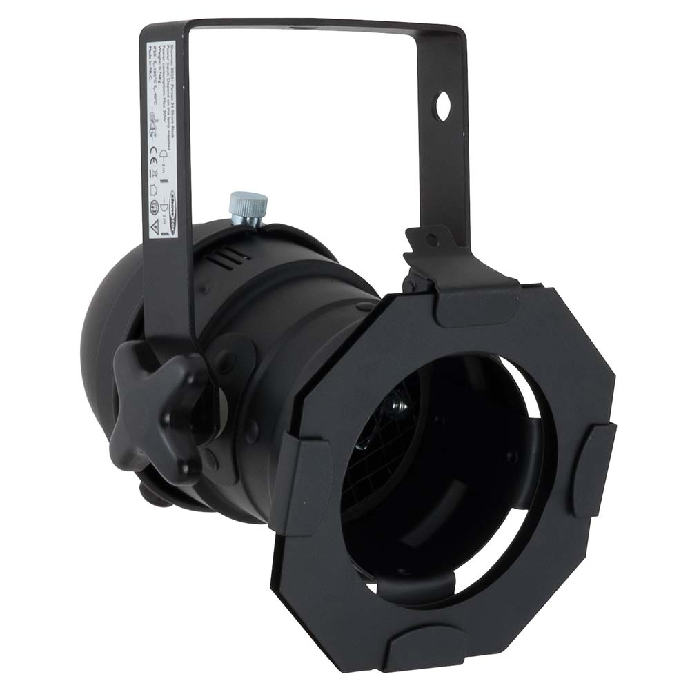 Showtec Parcan 36 kort zwart afbeelding