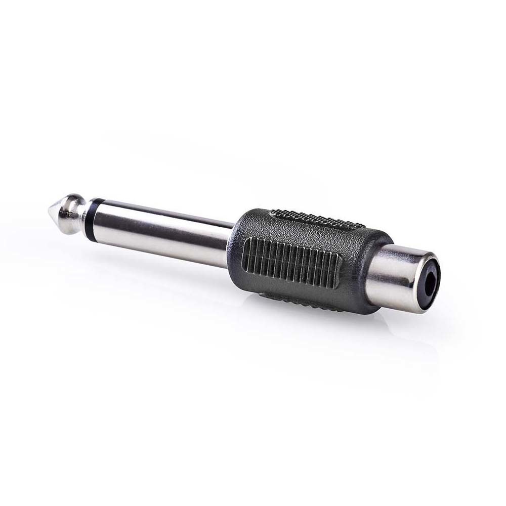 Nedis Mono RCA female naar 6,3mm male jack verloopadapter afbeelding