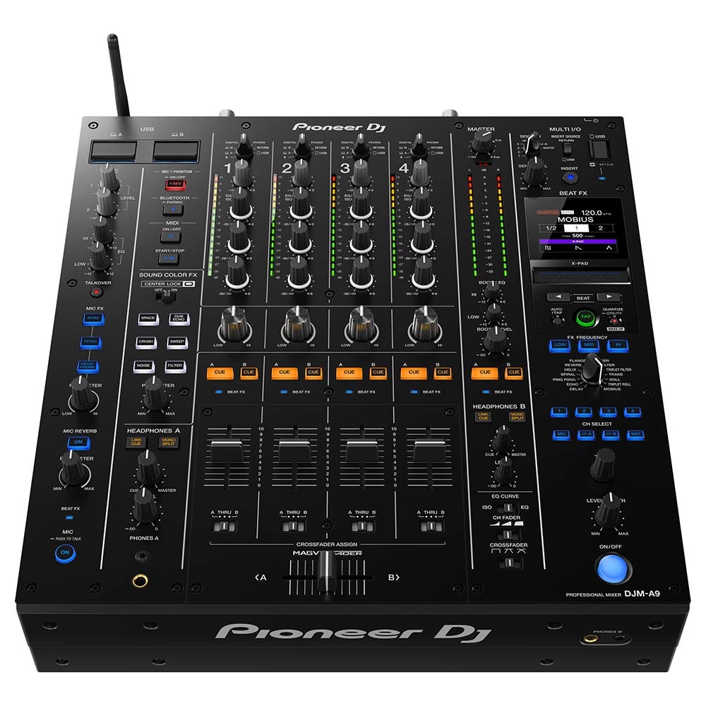 Pioneer DJ DJM-A9 4-kanaals dj-mixer afbeelding
