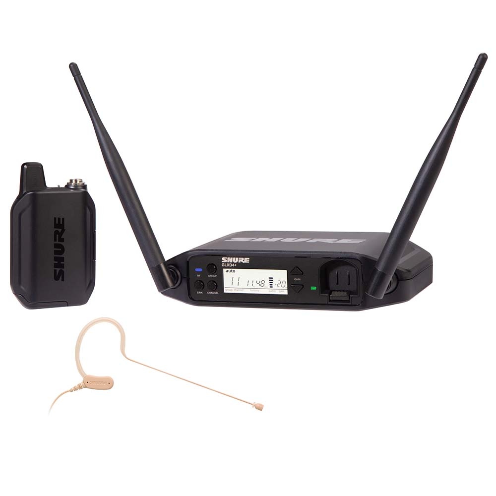 Shure GLXD14+/MX53 draadloze MX153 headsetmicrofoonset afbeelding