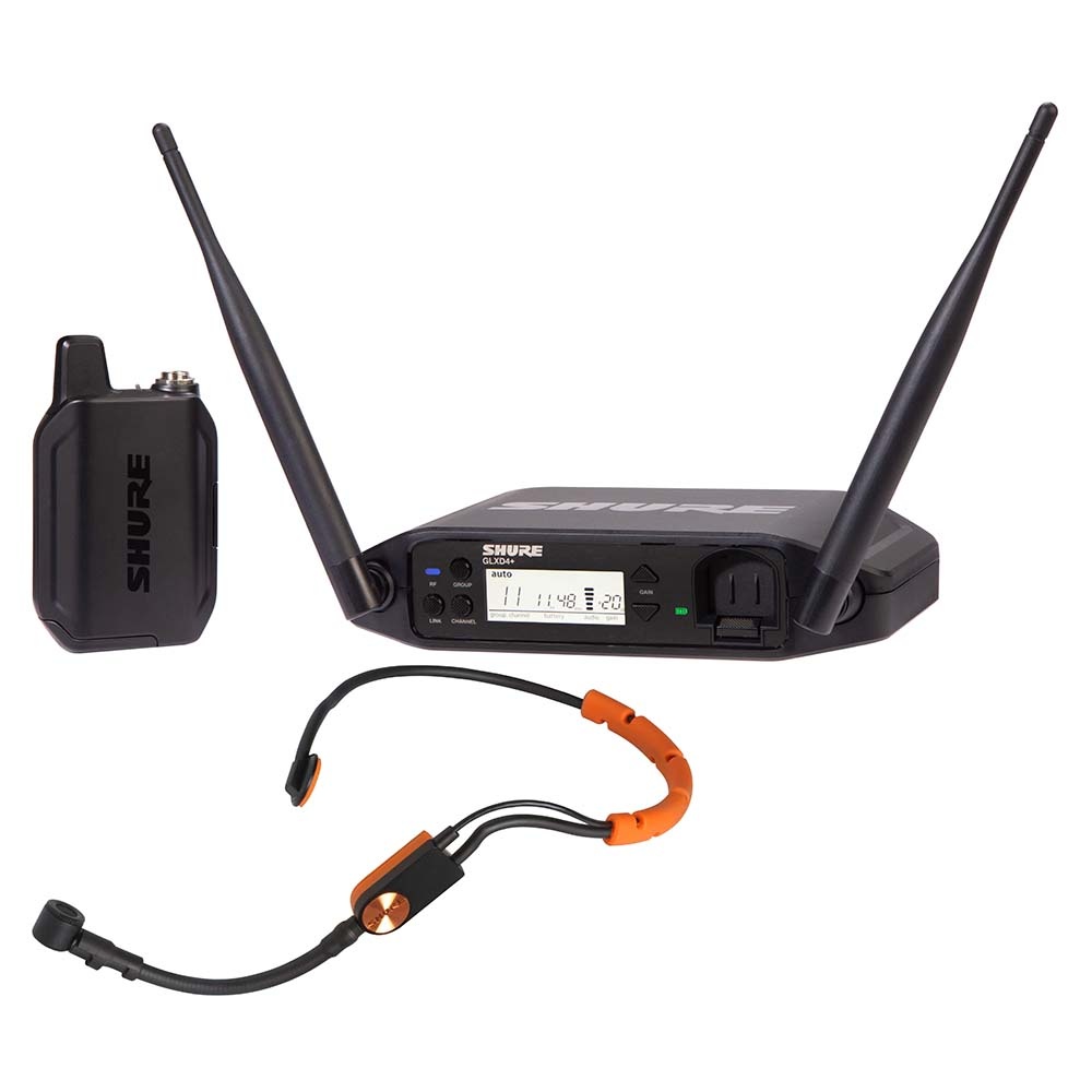 Shure GLXD14+/SM31 draadloze SM31 headsetmicrofoonset afbeelding