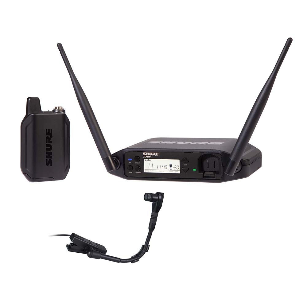 Shure GLXD14+/B98 draadloze Beta98H/C instrumentmicrofoonset afbeelding