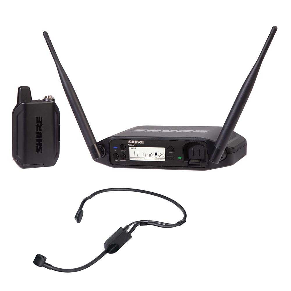 Shure GLXD14+/PGA31 draadloze PGA31 headsetmicrofoonset afbeelding