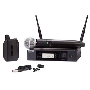 Shure GLXD124R+/85 draadloze SM58 & WL185 microfoon combinatieset