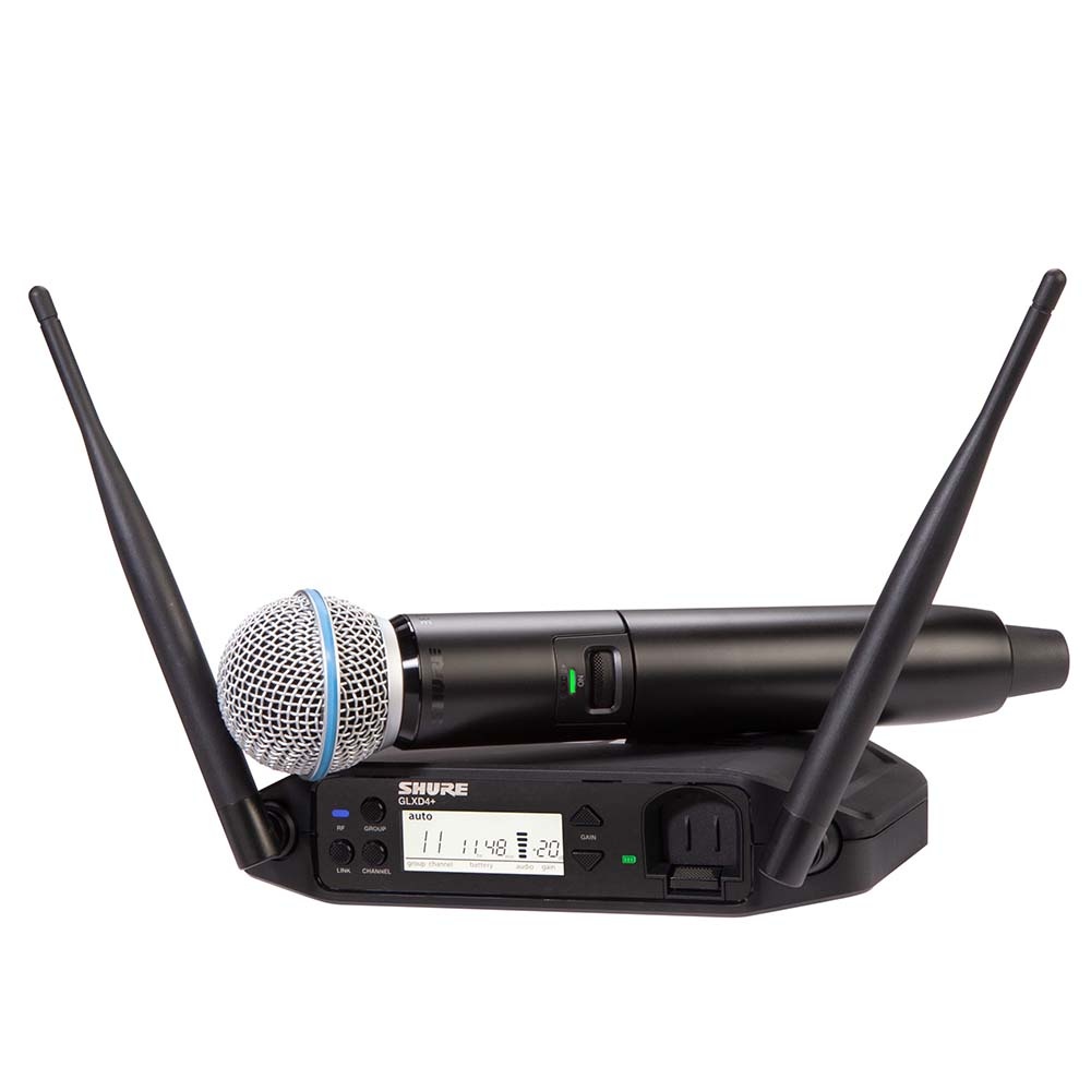 Shure GLXD24+/B58 draadloze Beta 58A microfoonset afbeelding