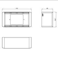 CASY034/B wandchassis 4 modules