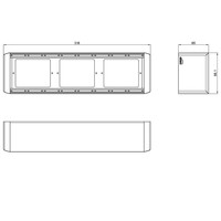 CASY038/B wandchassis 8 modules