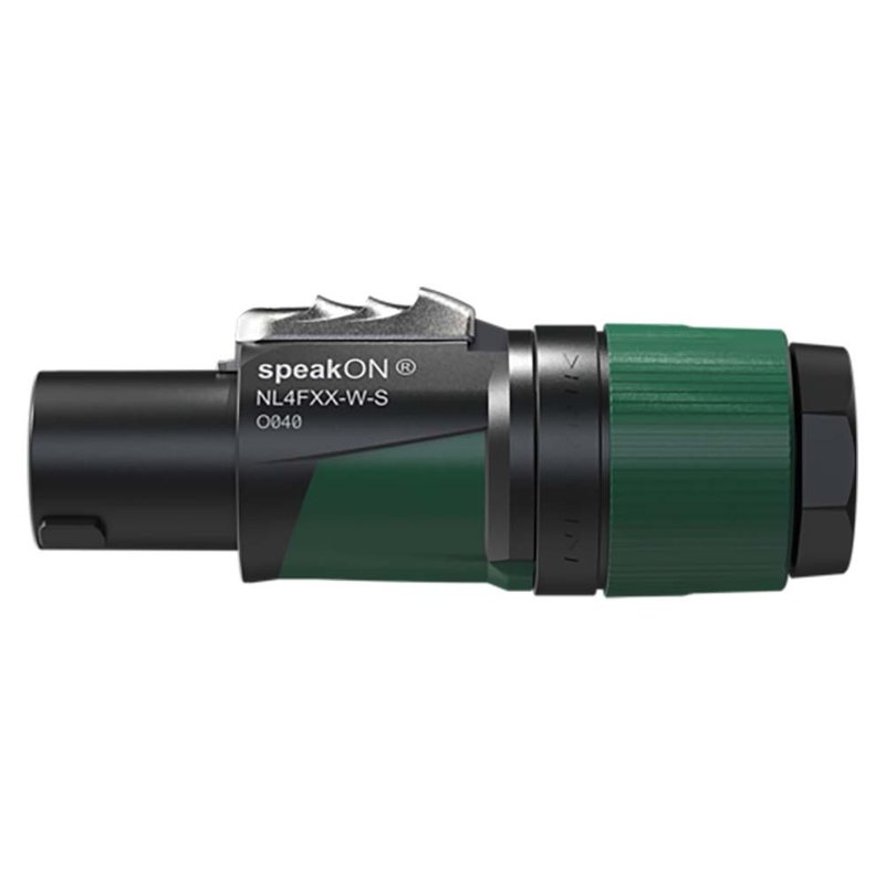 NL4FXX-W-S 4-polige speakON plug klein