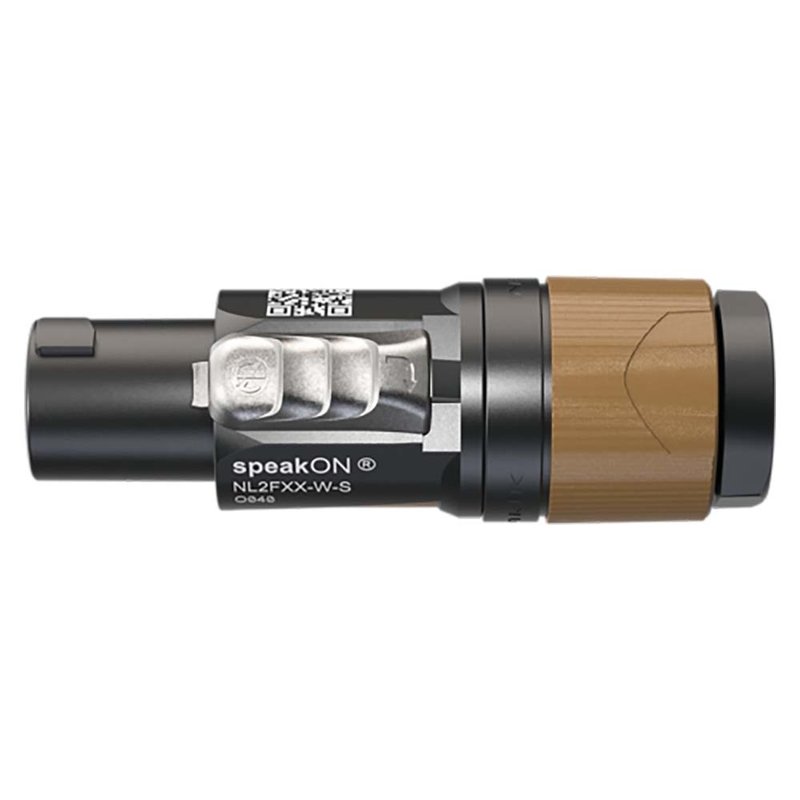 NL2FXX-W-S 2-polige speakON plug