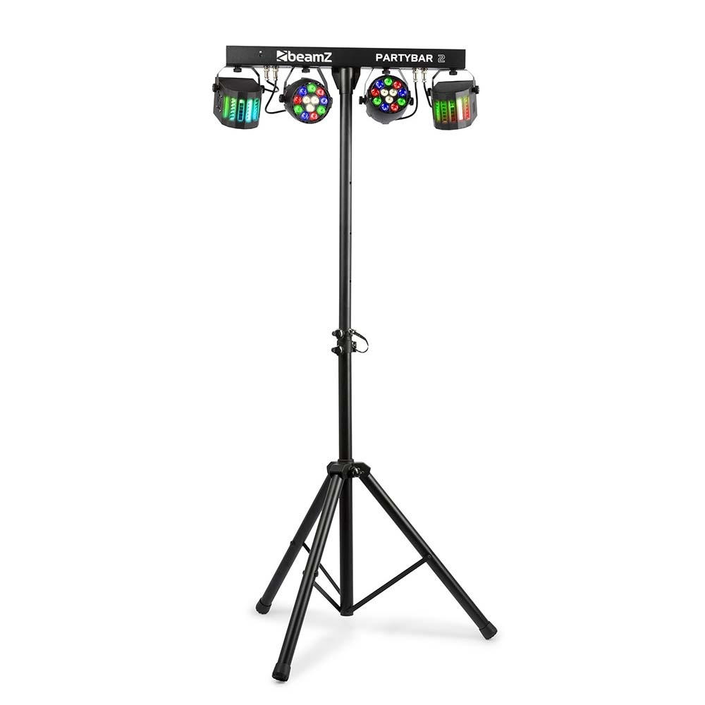 BeamZ PartyBar2 met 2 RGBW LED-parren & 2 derby's op statief afbeelding