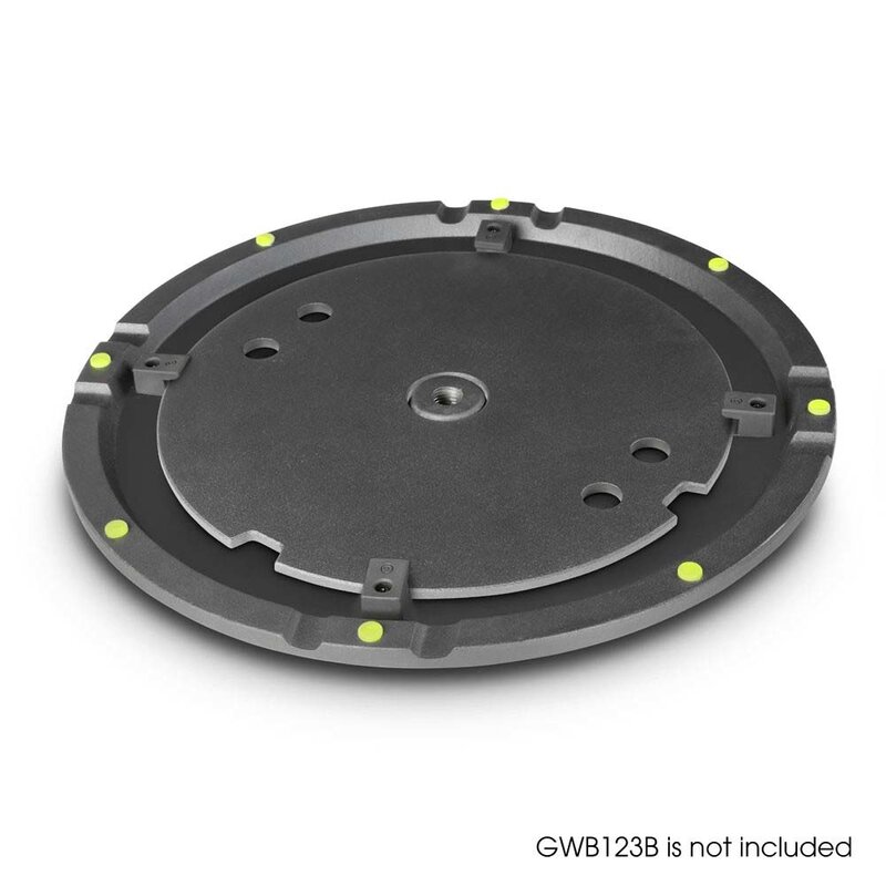 Gravity WB 123 WPB extra gewicht voor GWB123B baseplate WB 123 WPB extra gewicht voor GWB123B baseplate