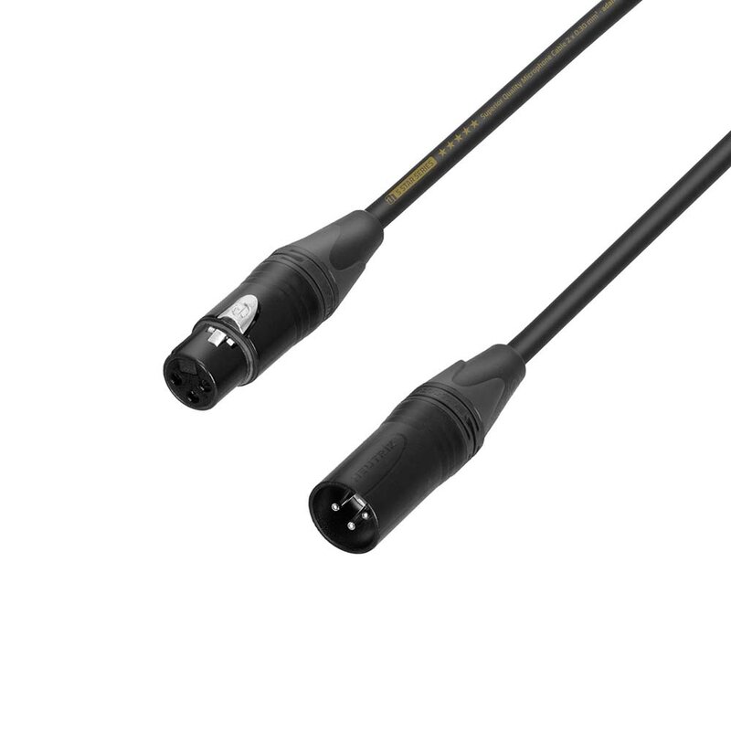5 Star MMF 1500 XLR microfoonkabel met Neutrik-pluggen 15m