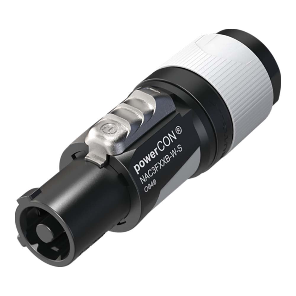 Neutrik NAC3FXXB-W-S powerCON plug klein afbeelding