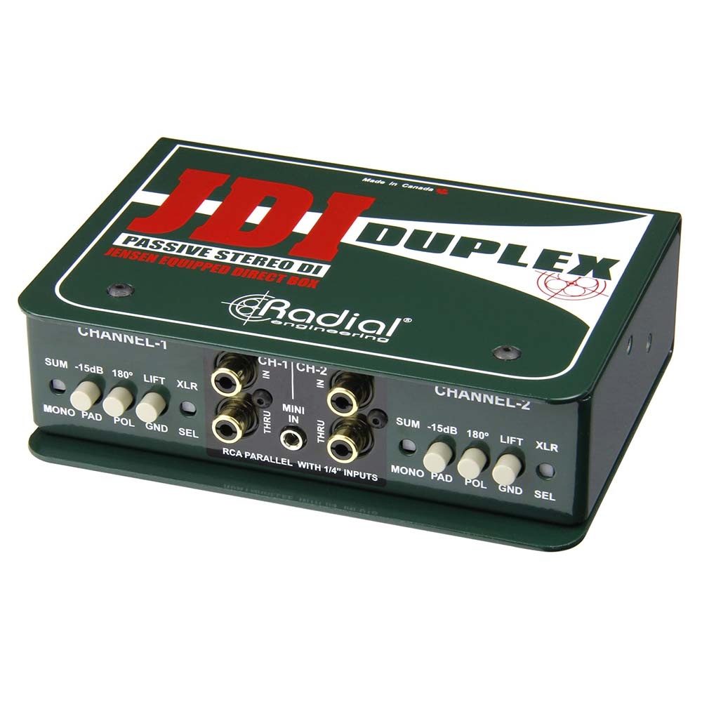Radial JDI Duplex passieve stereo DI afbeelding