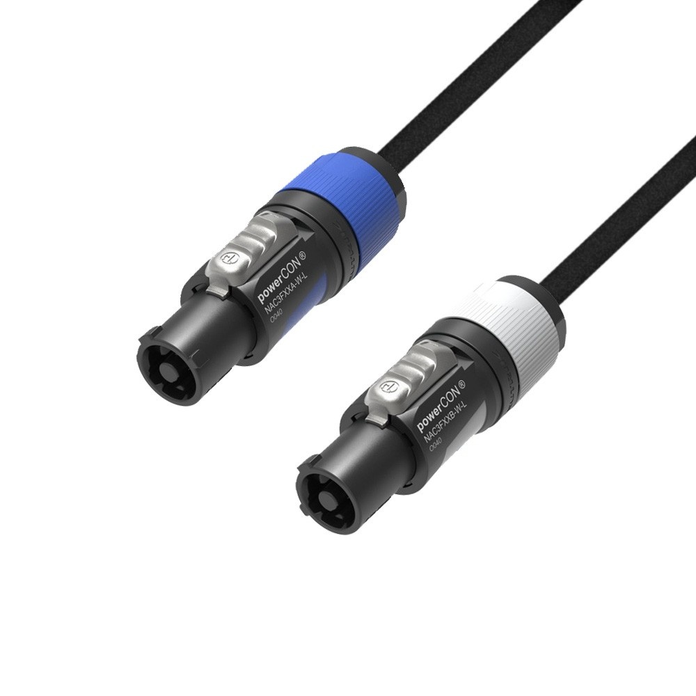Adam Hall Powercon verlengkabel 150cm afbeelding