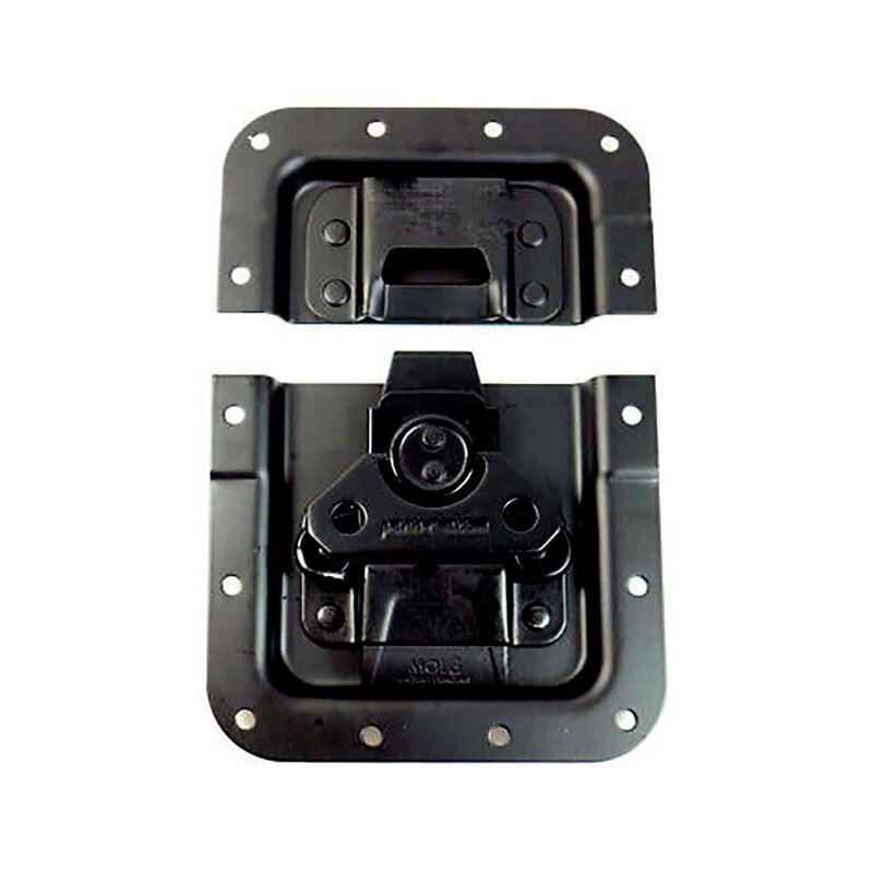 L944/537/10MOL3K vlinderslot groot met verzet zwart