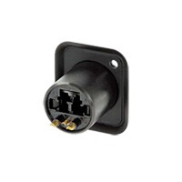 NO2-4FDW-A opticalCON LC-Duplex doorvoer chassisdeel