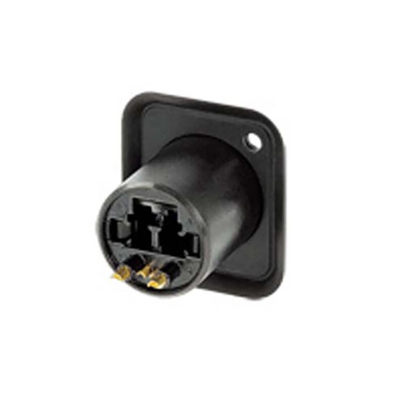 NO2-4FDW-A opticalCON LC-Duplex doorvoer chassisdeel