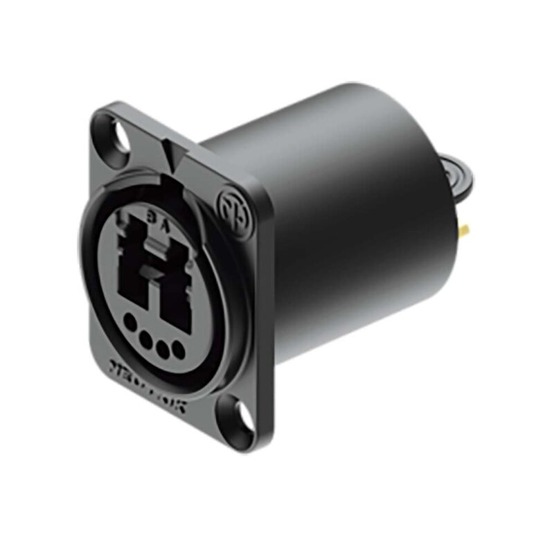 NO2-4FDW-A opticalCON LC-Duplex doorvoer chassisdeel