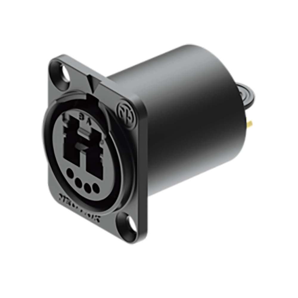 Neutrik NO2-4FDW-A opticalCON LC-Duplex Duo chassisdeel afbeelding