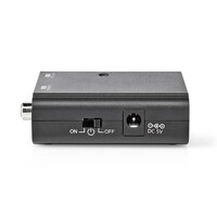 Digitale audioconverter 1-weg TosLink/S/PDIF naar RCA